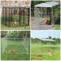 Cage de chiens en acier inoxydable robuste en plein air